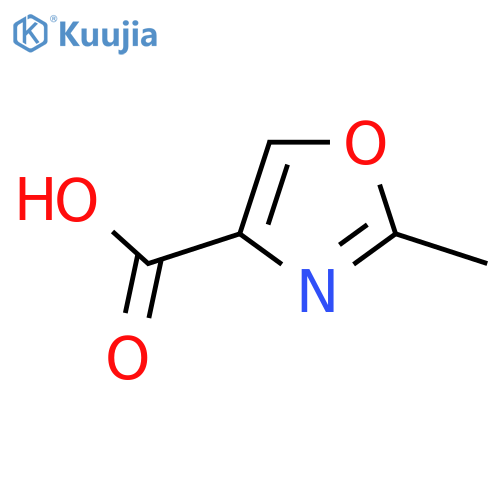 2-methyl-1,3-oxazole-4-carboxylic acid structure