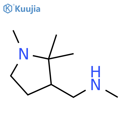 3-Pyrrolidinemethanamine, N,N,2,2-tetramethyl- structure