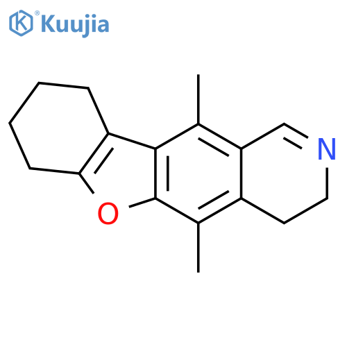 5,11-dimethyl-3,4,7,8,9,10-hexahydro[1]benzofuro[2,3-g]isoquinoline structure