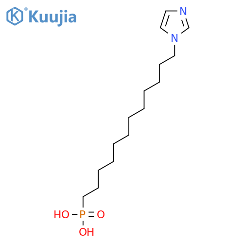 (12-(1H-imidazol-1-yl)dodecyl)phosphonic acid structure