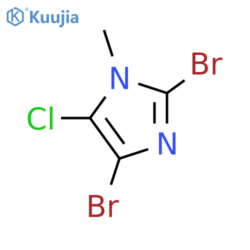 2,4-Dibromo-5-chloro-1-methylimidazole structure