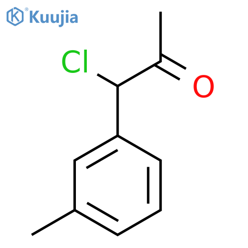 1-Chloro-1-(3-methylphenyl)propan-2-one structure
