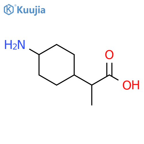 2-(4-aminocyclohexyl)propanoic acid structure
