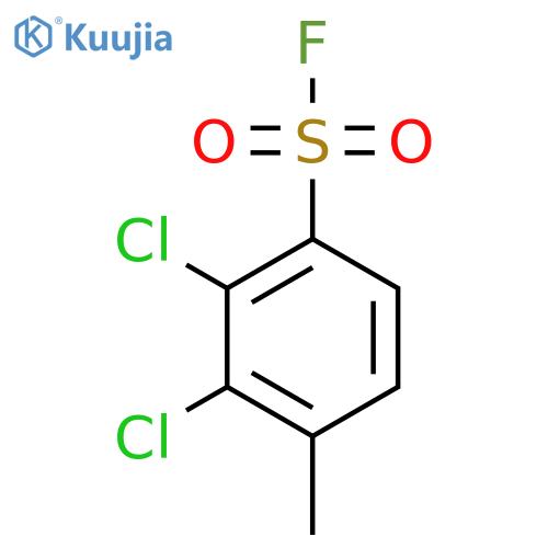 2,3-dichloro-4-methylbenzene-1-sulfonyl fluoride structure