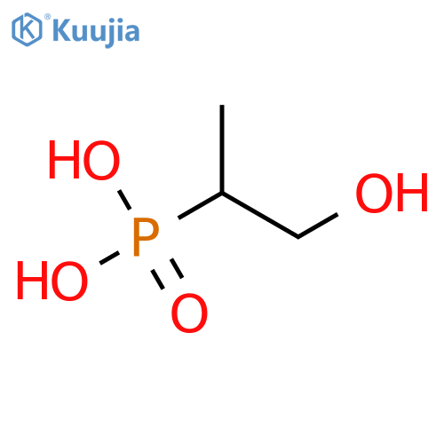 (1-Hydroxypropan-2-yl)phosphonic acid structure