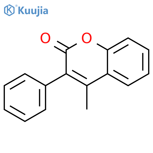 2H-1-Benzopyran-2-one,4-methyl-3-phenyl- structure