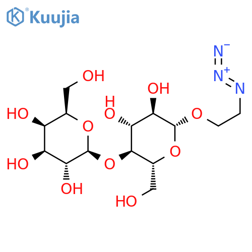 β-D-Glucopyranoside, 2-azidoethyl 4-O-β-D-galactopyranosyl- structure