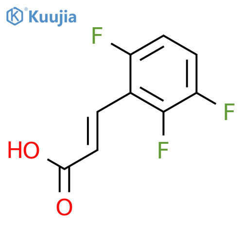 2,3,6-Trifluorocinnamic acid structure