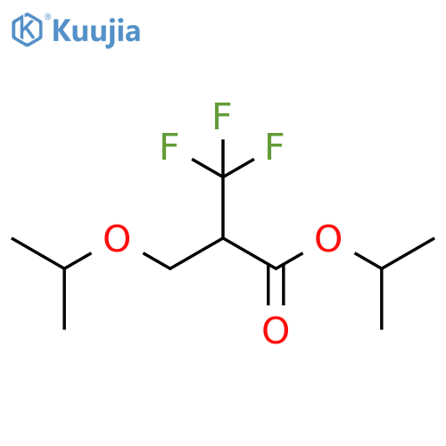 Propanoic acid, 3,3,3-trifluoro-2-[(1-methylethoxy)methyl]-, 1-methylethylester structure