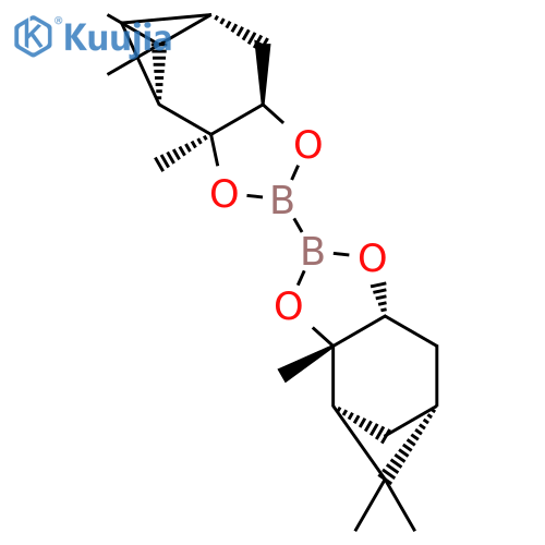 Bis(+)-pinanediolatodiboron structure