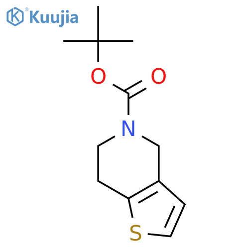 tert-butyl 6,7-dihydrothieno3,2-cpyridine-5(4H)-carboxylate structure