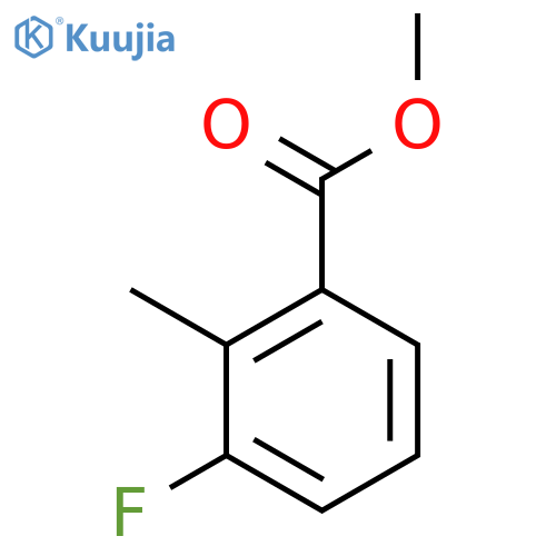 methyl 3-fluoro-2-methylbenzoate structure