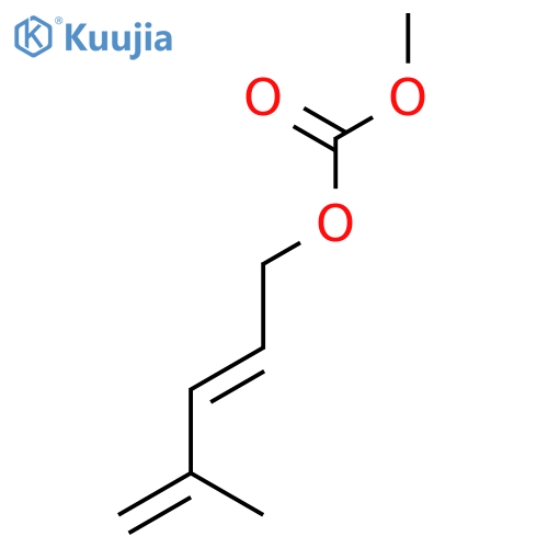 Carbonic acid, methyl 4-methyl-2,4-pentadienyl ester structure