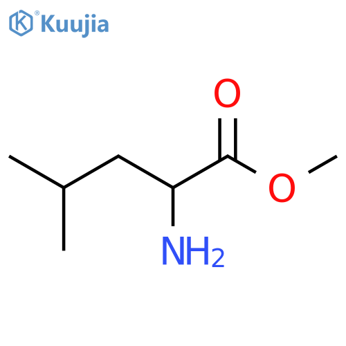 (R)-Methyl 2-amino-4-methylpentanoate structure