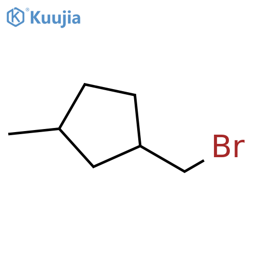 1-(bromomethyl)-3-methylcyclopentane structure