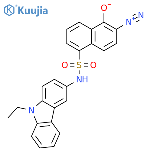 1-Naphthalenesulfonamide,6-diazo-N-(9-ethyl-9H-carbazol-3-yl)-5,6-dihydro-5-oxo- structure