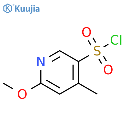 3-Pyridinesulfonyl chloride, 6-methoxy-4-methyl- structure