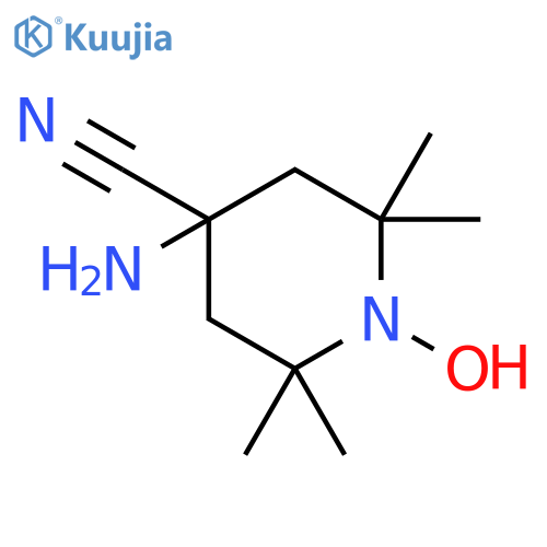 1-Piperidinyloxy, 4-amino-4-cyano-2,2,6,6-tetramethyl- structure