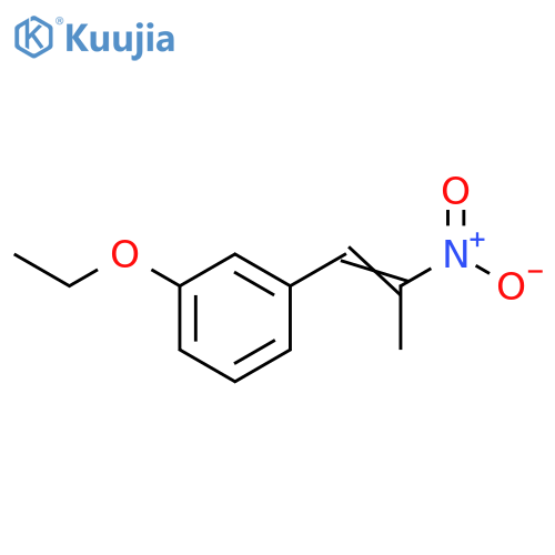 Benzene, 1-ethoxy-3-(2-nitro-1-propen-1-yl)- structure
