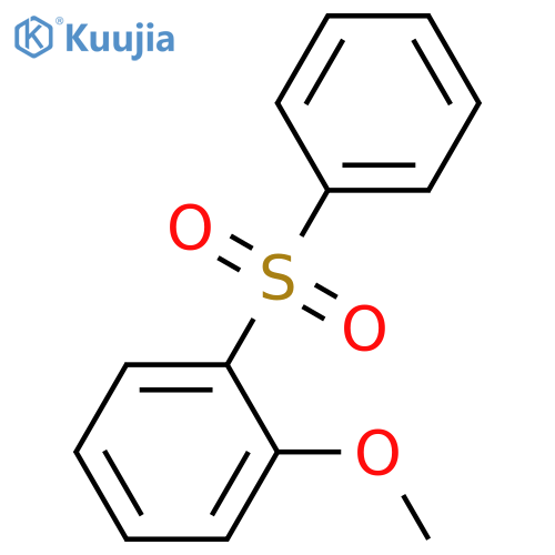 Benzene, 1-methoxy-2-(phenylsulfonyl)- structure