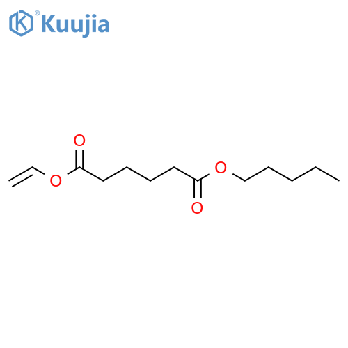 hexanedioic acid, ethenyl pentyl ester structure