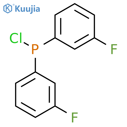 Phosphinous chloride, bis(3-fluorophenyl)- structure