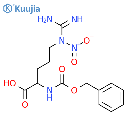Z-Arg(NO2)-OH structure