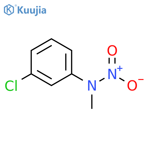 Benzenamine, 3-chloro-N-methyl-N-nitro- structure