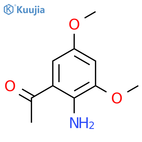 1-(2-amino-3,5-dimethoxyphenyl)ethan-1-one structure