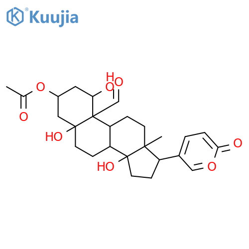 Bufa-20,22-dienolide,3-(acetyloxy)-1,5,14-trihydroxy-19-oxo-, (1b,3b,5b)- structure