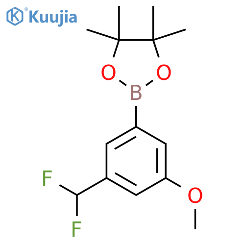 2-(3-(Difluoromethyl)-5-methoxyphenyl)-4,4,5,5-tetramethyl-1,3,2-dioxaborolane structure