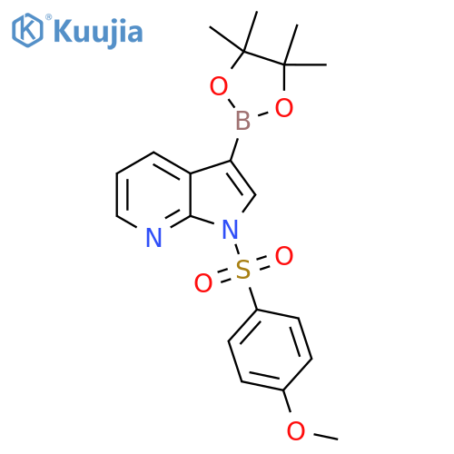 1-(p-Methoxyphenylsulfonyl)-7-azaindole-3-boronic Acid Pinacol Ester structure