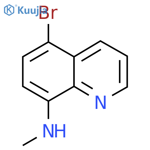 5-Bromo-N-methyl-8-quinolinamine structure