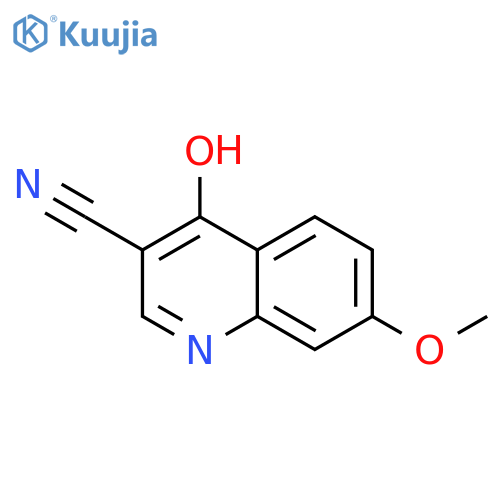 4-Hydroxy-7-methoxyquinoline-3-carbonitrile structure