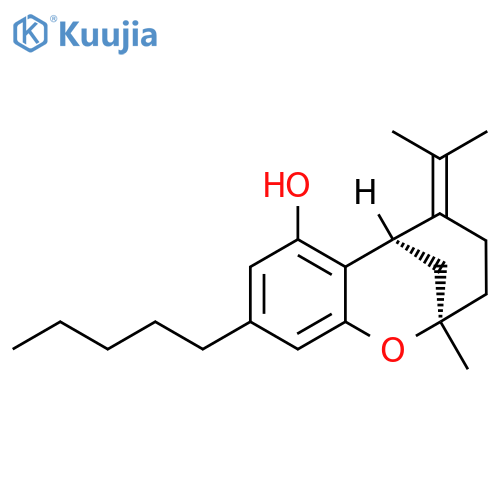 2,6-Methano-2H-1-benzoxocin-7-ol, 3,4,5,6-tetrahydro-2-methyl-5-(1-methylethylidene)-9-pentyl-, (2R,6R)- structure