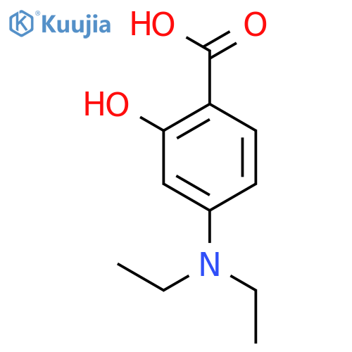 4-(diethylamino)-2-hydroxybenzoic Acid structure
