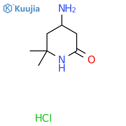 4-Amino-6,6-dimethyl-piperidin-2-one hydrochloride structure