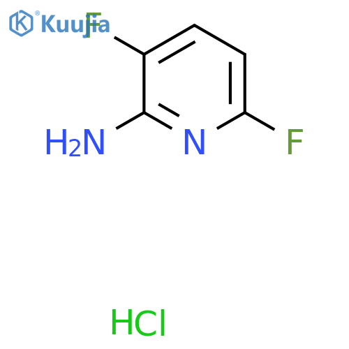 3,6-Difluoropyridin-2-amine hydrochloride structure