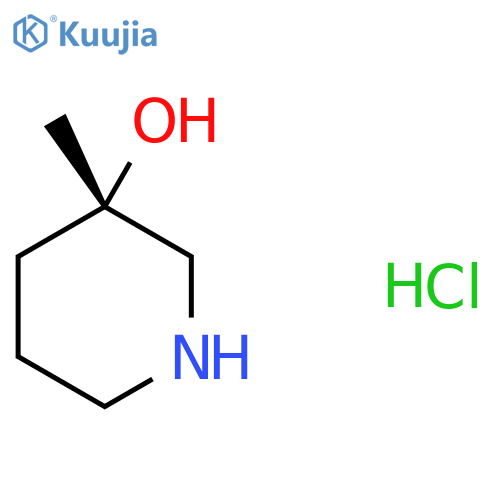 (S)-3-Methyl-piperidin-3-ol hydrochloride structure