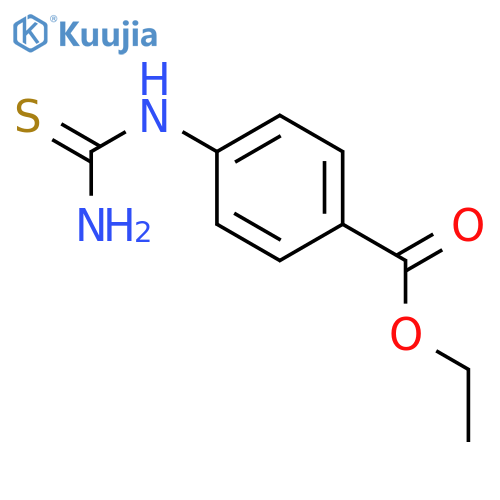 Ethyl 4-thioureidobenzoate structure