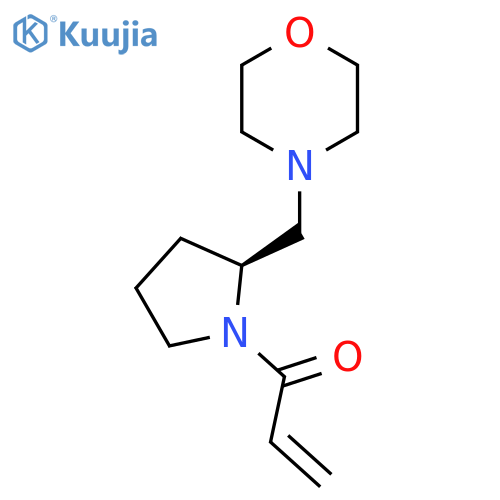 1-(2S)-2-(morpholin-4-yl)methylpyrrolidin-1-ylprop-2-en-1-one structure