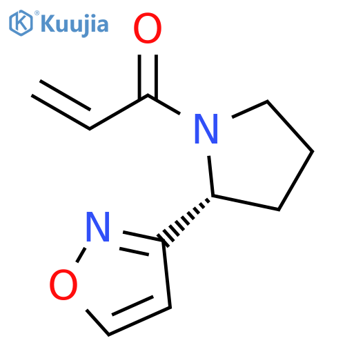 1-[(2R)-2-(3-Isoxazolyl)-1-pyrrolidinyl]-2-propen-1-one structure