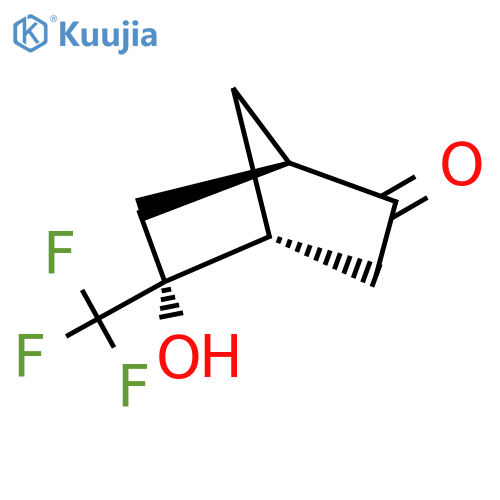 (1R,4R,5R)-5-Hydroxy-5-(trifluoromethyl)bicyclo[2.2.1]heptan-2-one structure