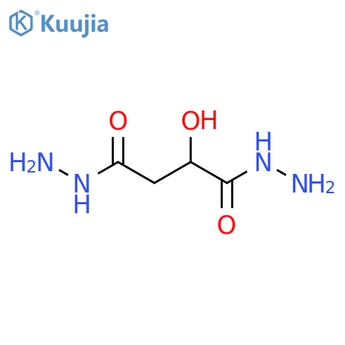 Butanedioic acid, hydroxy-, dihydrazide, (±)- structure