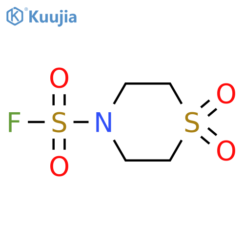 1,1-Dioxo-1lambda6-thiomorpholine-4-sulfonyl fluoride structure