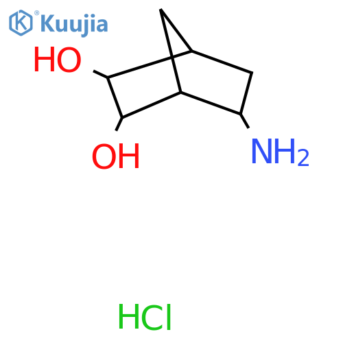 5-Aminobicyclo[2.2.1]heptane-2,3-diol hydrochloride structure