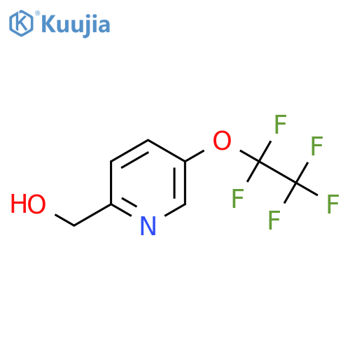 [5-(1,1,2,2,2-Pentafluoroethoxy)pyridin-2-yl]methanol structure