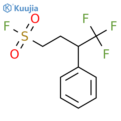 4,4,4-Trifluoro-3-phenylbutane-1-sulfonyl fluoride structure