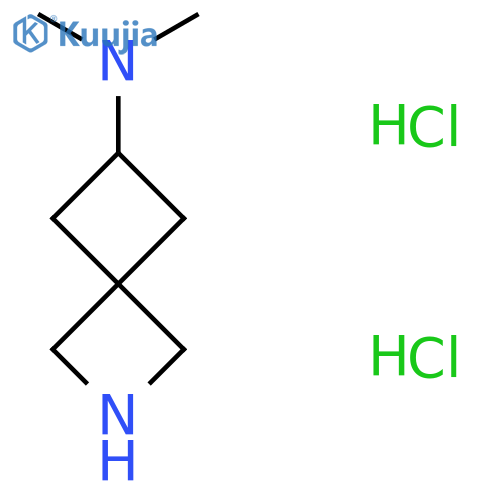 N,N-Dimethyl-2-azaspiro[3.3]heptan-6-amine;dihydrochloride structure