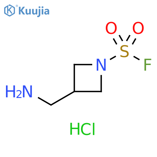 3-(aminomethyl)azetidine-1-sulfonyl fluoride hydrochloride structure
